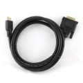 Kabel HDMI-DVI (18+1) Gembird CC-HDMI-DVI-0.5M (0,5 m) - 1823854