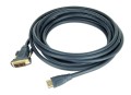 Kabel HDMI-DVI (18+1) Gembird CC-HDMI-DVI-0.5M (0,5 m) - 1823855