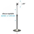 Stojak podłogowy Techly 13"-27", 22kg regulowany - 1462987