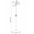 Stojak podłogowy Techly 13"-27", 22kg regulowany - 1125677