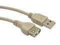 Kabel przedłużacz USB 2.0 Gembird AM-AF (0,75 m) - 681629