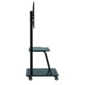 Stojak mobilny Techly 55"-120" 150kg z półką - 1125696