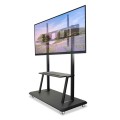Stojak mobilny Techly 55"-120" 150kg z półką - 1310340