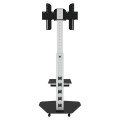 Stojak mobilny Techly 37"-70", 40kg z półką - 1330599
