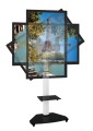 Stojak mobilny Techly 37"-70", 40kg z półką - 1125713