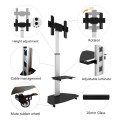 Stojak mobilny Techly 37"-70", 40kg z półką - 1463077