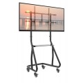Stojak mobilny Techly 60"-105", 100kg Z półką - 1173172