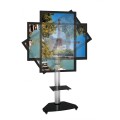 Stojak mobilny Techly 37"-70", 40kg regulowany - 1310358