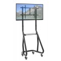 Stojak mobilny Techly 37''-80'', 80kg z półką - 1173176