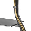 Stojak mobilny Techly 37''-80'', 80kg z półką - 1366636