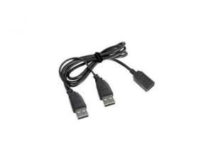 Kabel podwójny USB 2.0 Gembird AMX2-AF (0,9 m) - 1822158