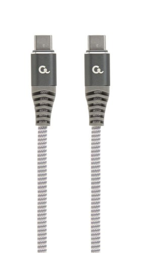 Kabel USB typ C(CM/CM) 60W Power Delivery (PD) 1.5m szaro-biały Gembird - 1846750