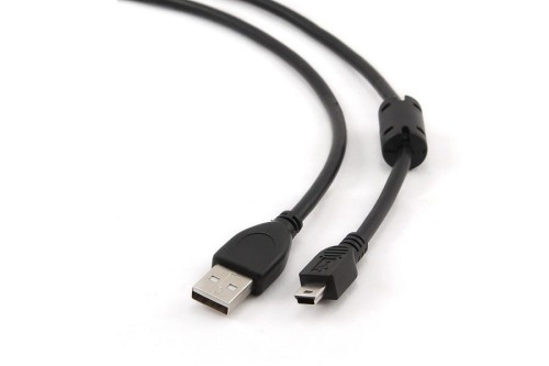 Kabel USB 2.0, AM/Mini 5PM 1.8m z rdzeniem ferrytowym Gembird - 620428