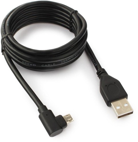 Kabel USB 2.0 na micro-USB dwustronny kątowy 1.8m Gembird - 1825355