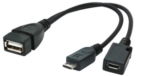 Kabel USB OTG AF - Micro BM 0,15m Gembird - 1826237