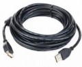 Kabel USB 2.0 wtyk A, gniazdo A z rdzeniem ferrytowym 4.5m Gembird - 315063
