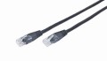 Kabel sieciowy UTP Gembird PP6U-0.25M/BK kat. 6, Patch cord RJ-45 (0,25 m) - 1822587