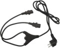Kabel zasilający serwerowy 2x IEC 320 C13 Gembird PC-186-ML6 (2 m) - 1822288