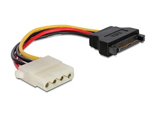 Kabel zasilający SATA-Molex Gembird CC-SATA-PS-M (0,15 m) - 1823853