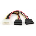 Kabel do dysk&amp;oacute;w Serial ATA zasilający X2 SATA 0.3m Gembird - 1826487