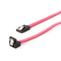 Kabel SATA DATA III (6GB/S) 10cm kątowa CC-SATAM-DATA90-0.1M Gembird (czerwony) - 1826129