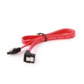 Kabel SATA DATA III (6GB/S) 10cm kątowa CC-SATAM-DATA90-0.1M Gembird (czerwony) - 1826128