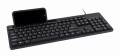 Klawiatura multimedialna z wbudowanym statywem na smartfona Gembird KB-UM-108 - 928686