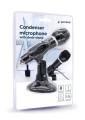 Mikrofon biurkowy Gembird MIC-D-04 z wyłącznikiem (czarny) - 929202