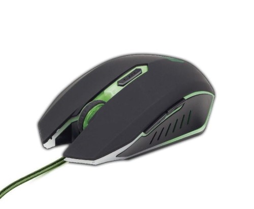 Mysz gamingowa Gembird MUSG-001-G (zielone podświetlenie) - 1820430
