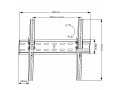 Uchwyt do telewizora Maclean MC-862 26-55" 40kg uniwersalny czarny max vesa 400x400 - 1361143