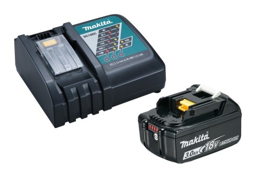 MAKITA ZESTAW ZASILAJĄCY 18V 1x3,0Ah (BL1830B + DC18RC) - 1907994
