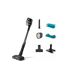Philips | Odkurzacz | XC8347/01 Aqua Plus | Praca bezprzewodowa | Drążek ręczny | 25 V | Czas pracy (maks.) 80 min | Czarny | Gwarancja 24 miesięcy