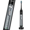 Szczoteczka soniczna do zębów Promedix PR-750B kolor czarny, etui podróżne, 5 trybów, timer, 3 poziomy mocy, 3 końcówki - 1909168