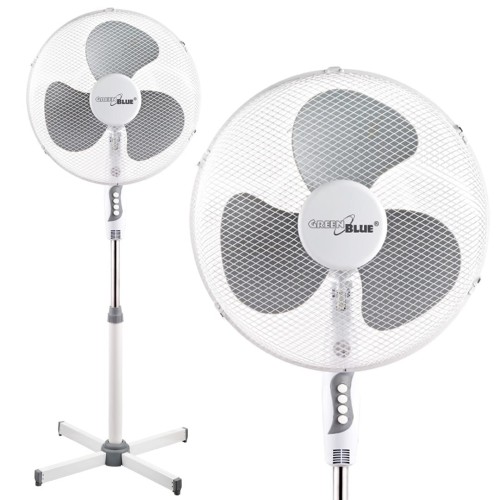 Wentylator podłogowy GreenBlue GB560 40W biały - 1909521