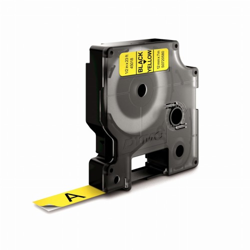 Taśma DYMO D1- 12mm x 7m czarny/żółty S0720580 (12mm ) - 1909684