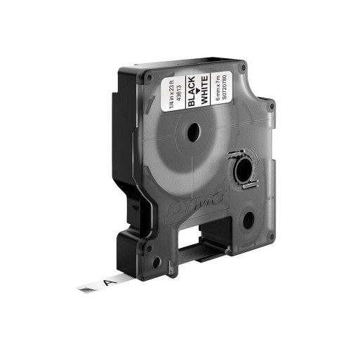 Taśma barwiąca DYMO D1 - 6mm x 7m czarny/biały S0720780 - 1909692