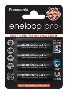 PANASONIC ENELOOP PRO AA 2500mAh 4 szt