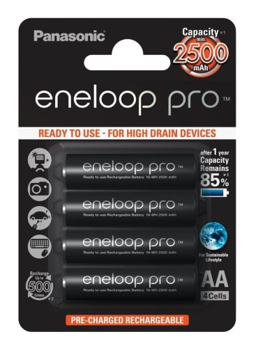 Akumulator Panasonic Eneloop Pro R6/AA 2500mAh (4 szt.) - 1910261