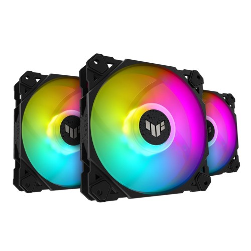 ASUS TUF Gaming TF120 ARGB Lüfter 3er Pack inkl. RGB-Controller - 120 mm, schwarz - 1910355