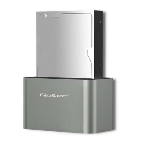 Stacja dokująca Qoltec dysków HDD/SSD | 2.5" / 3.5" SATA | USB 3.0 - 1910552