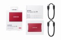 Dysk SSD zewnętrzny USB Samsung SSD T7 500GB Portable (1050/1000 MB/s) USB 3.1 Red - 903135