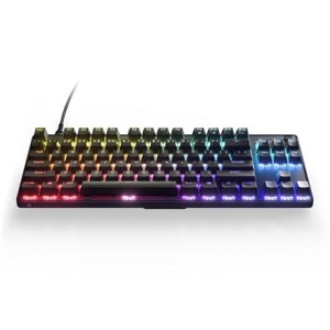 SteelSeries Gaming Keyboard Apex 9 TKL Gaming keyboard Durable and Portable, the detachable USB-C braided cable can withstand the wear and tear of daily life RGB LED light US Wired OptiPoint Optical