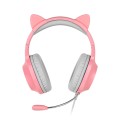 KRUGER & MATZ SŁUCHAWKI NAUSZNE GAMER KIDS PINK - 1030170