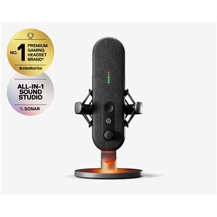 SteelSeries Alias Mikrofon Gamingowy Czarny - 1911652