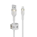 BELKIN KABEL USB-A TO LTG OPLOT SILICONE 1M BIAŁY - 1912139