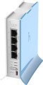Access Point MikroTik hAP lite (650MHz CPU) 32MB RAM, 4x LAN, 2.4GHz 802.11b/g/n, RouterOS L4 - 741013