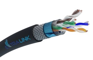 Extralink Kabel sieciowy skrętka CAT5E SFTP (SF/UTP) V2 Zewnętrzny 305M