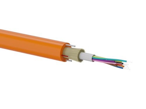 Kabel światłowodowy OS2 zewnętrzny DAC do bezpośredniego układania w ziemi, pomarańczowy SM 24J 9/125 G652D Fca PE ALANTEC - 1912318