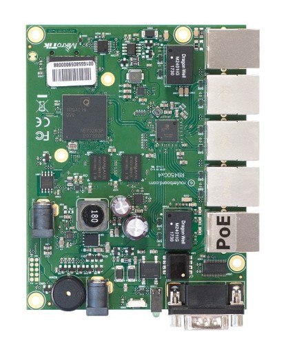 Mikrotik RB450Gx4 router Gigabit Ethernet Zielony - 1912507