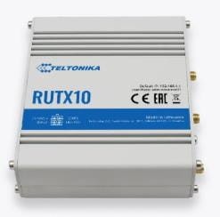 Router Wi-Fi Teltonika RUTX10, Dual Band 802.11ac, 4x LAN/WAN Gigabit, USB, Bluetooth - 1912506